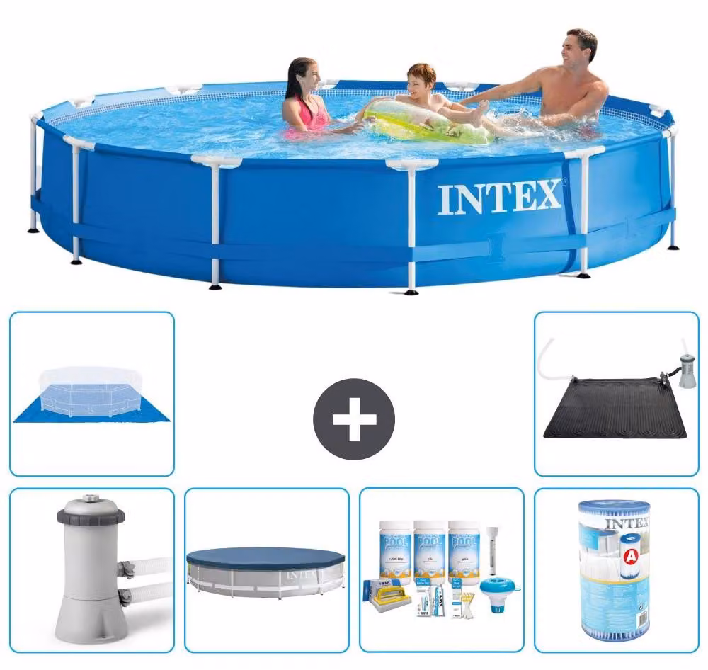 Piscina fuori terra autoportante - 366x76 cm - 7 pezzi - Modello S31769