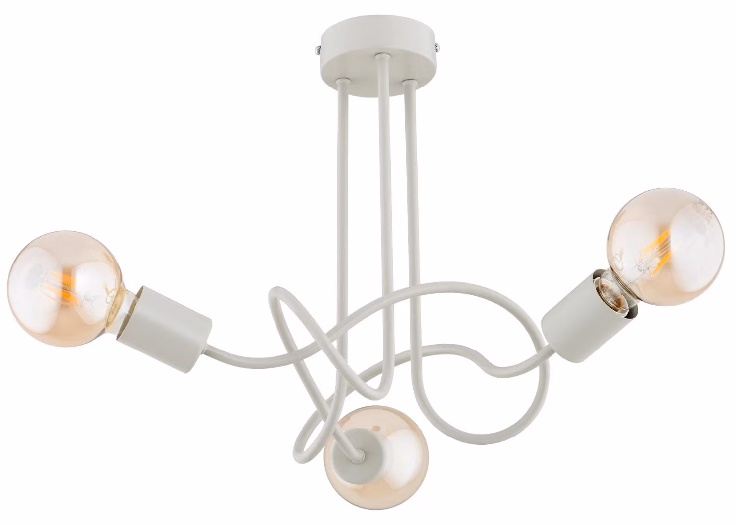 Lampada da soffitto WINGO grigia 3xE27x15W in metallo, dimensioni: 36x41x41 cm, IP20, Alfa