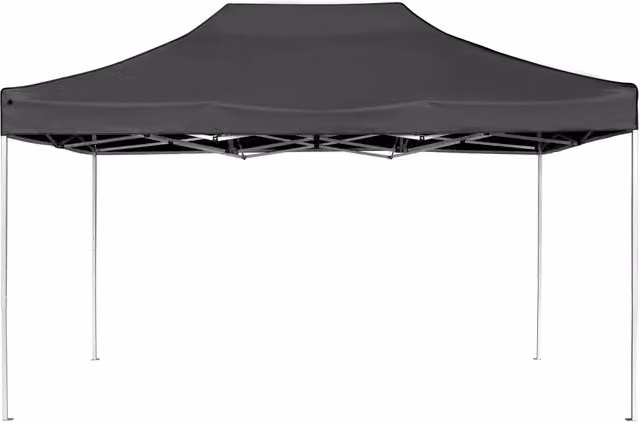 Gazebo Professionale Pieghevole Alluminio 4,5x3 m Antracite 45493