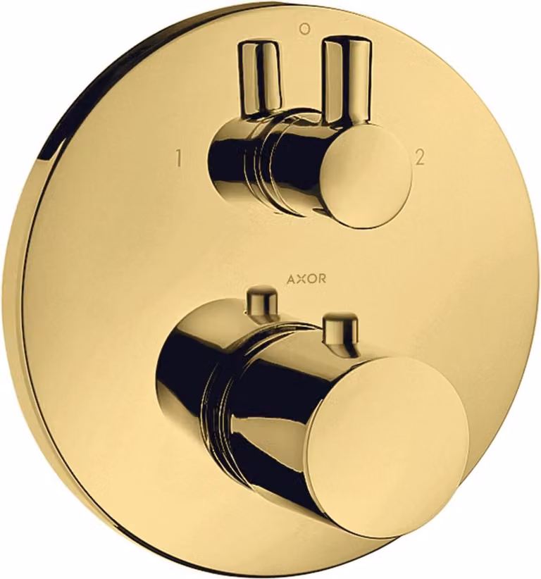 hansgrohe AXOR Uno² Thermostat AXOR Uno² encastré avec robinet d'arrßªt et inverseur, 2 consommateurs, 38720990, 38720990