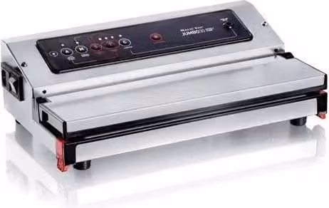 Magic Vac V752PK1 Jumbo 30 Macchina per Sottovuoto Professionale con Doppia Pompa in Acciaio Inox Argento 130 W 800 mbar