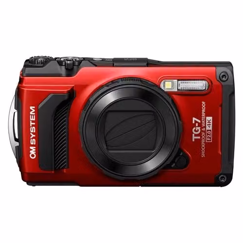 Fotocamera compatta digitale OM System TG-7 da 12 MP con Wi-Fi, colore rosso – 2