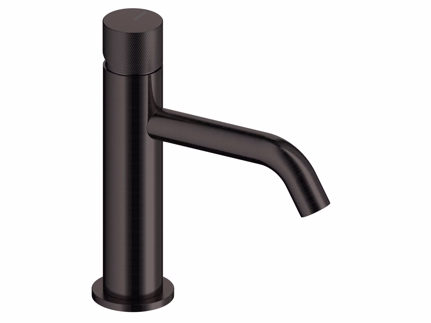 SANYCCES LOOP K ColdOpen Miscelatore monocomando per lavabo 17,3 cm, nero metallizzato