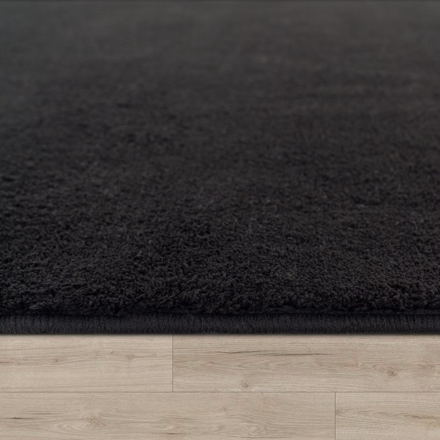 Tappeto Calia Italia nero quadrato 200 x 200 cm – 3
