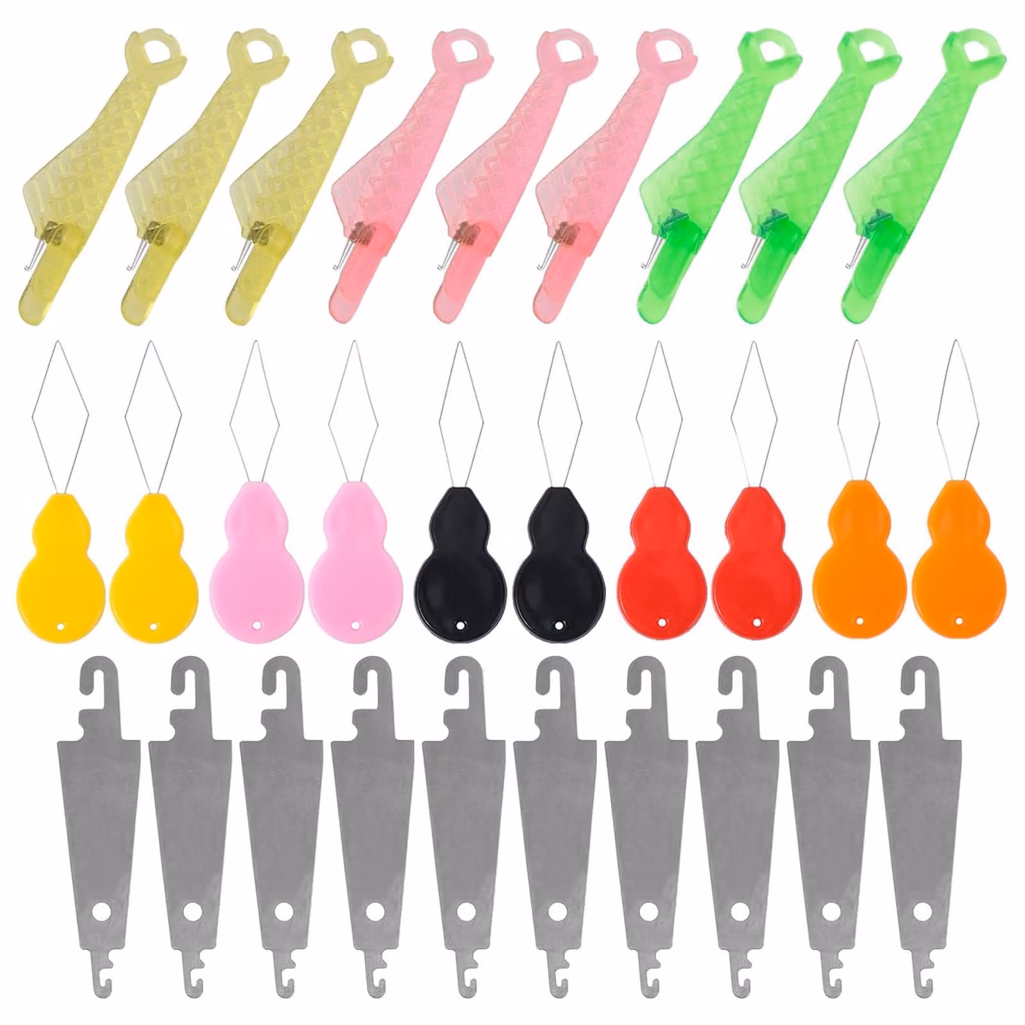 Solidchoice - Kit per infilare aghi con 29 componenti, ideale per cucire a mano