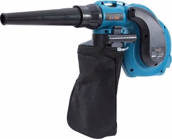 Soffiatore a batteria - aspirafoglie a batteria da 21 V con 6 velocità variabili per l'edilizia, la casa, il giardino, l'aspirafoglie, l'aspirapolvere angolare per auto, senza batteria e caricabatterie