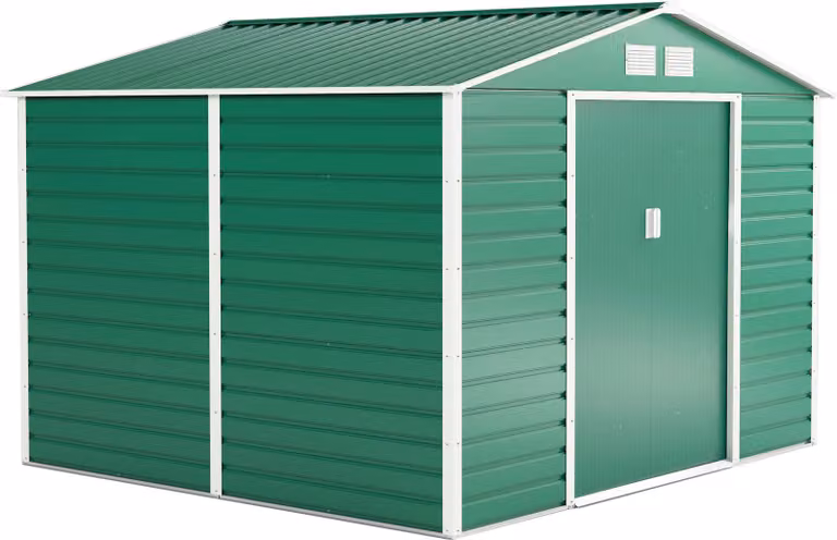 Casetta da giardino G21 GAH 706 - 277 x 255 cm, verde