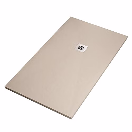 Piatto doccia in marmo resina Crema pietra cemento PLUS - Misura 75x150