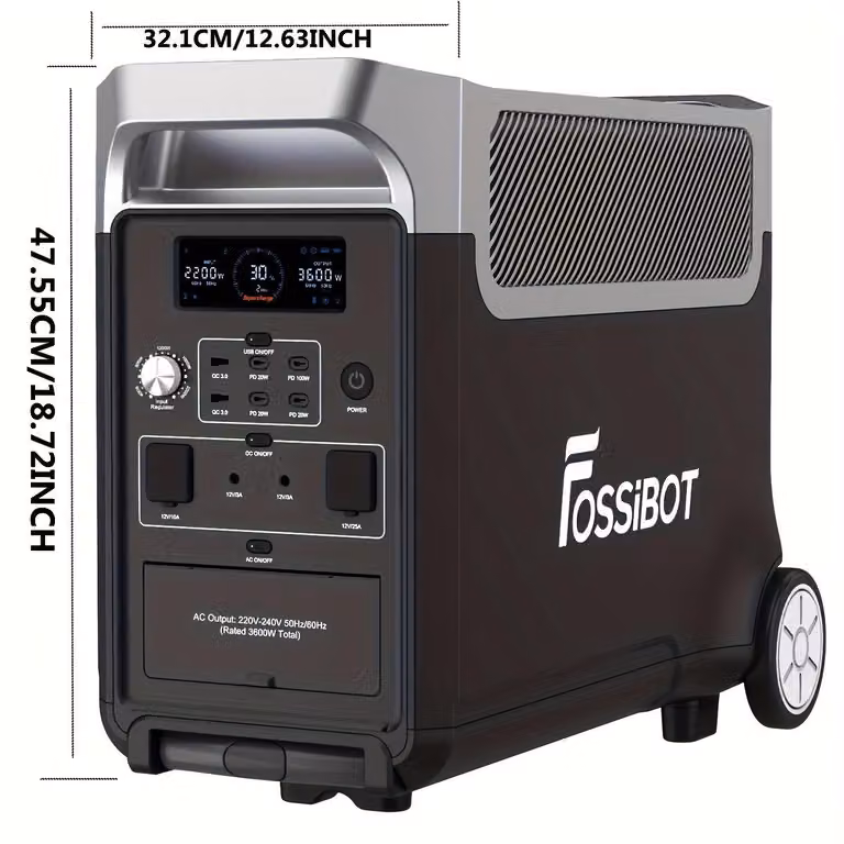 Generatore portatile - Power station - Alimentazione di emergenza - Batteria per campeggio - Batteria al litio - 2048Wh LiFePO4