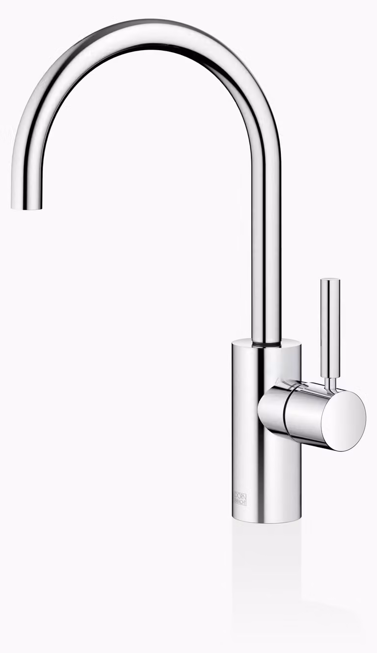 Dornbracht META Mitigeur monocommandé pour lavabos sans vidage, saillie 165mm, bec orientable 360, 33565661-00, 33565661-00