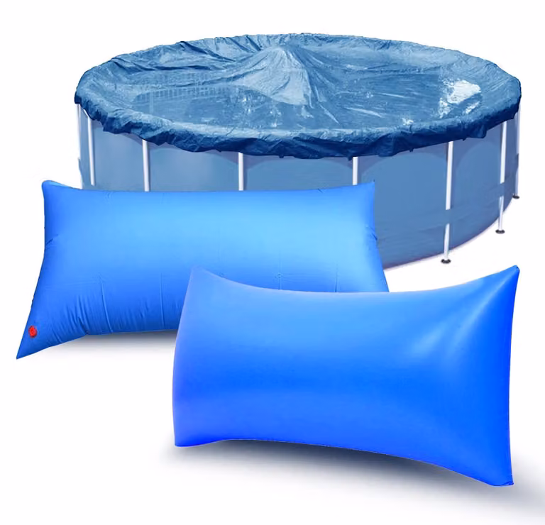Omgoods - Cuscini ad aria rettangolari per piscine invernali (set da 2)