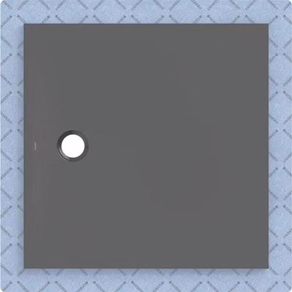 Geberit CleanFloor30 surface de douche, intégrée, avec voile d'étanchéité, 100x100cm, 551.020.DM.1, 551.020.DM.1