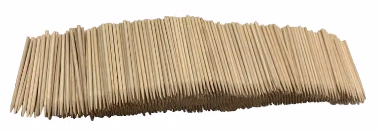 Set di 20000 bastoncini di legno (2,5 mm x 7 cm)