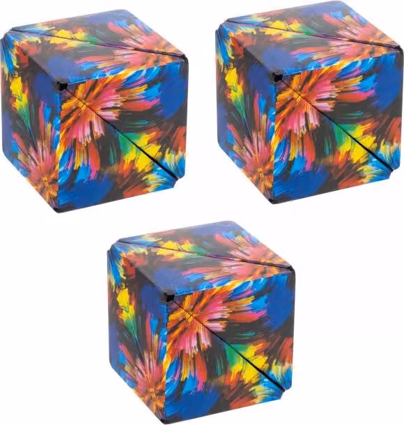 Kruzzel 24743 Cubo magnetico antistress 3 pz