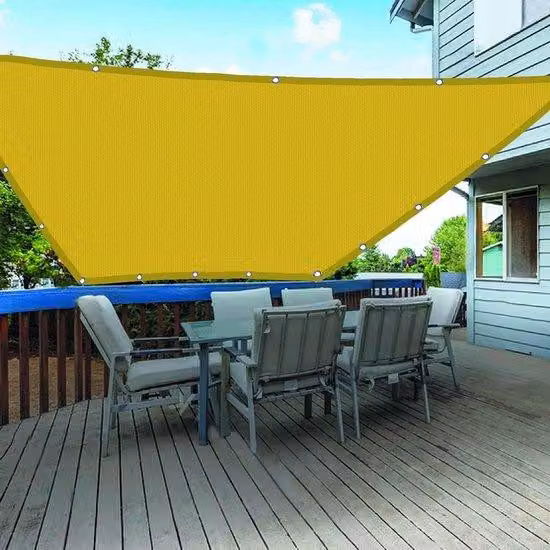 Telo ombreggiante per pergola da esterno, color crema, 1,6 x 1,6 m, impermeabile e resistente agli strappi