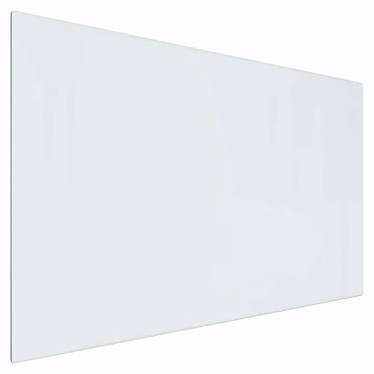 Piastra in vetro per camino Trasparente 80 x 50 cm Vetro