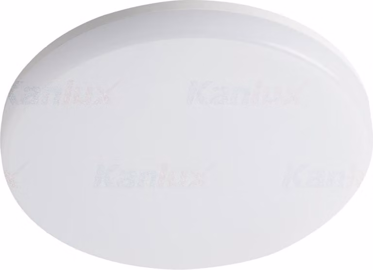 Plafoniera LED rotonda VARSO bianca 36 W, luce bianca neutra 3600 lm, materiale plastico, dimensioni: 5,2 x 32,7 x 32,7 cm, IP54, Kanlux