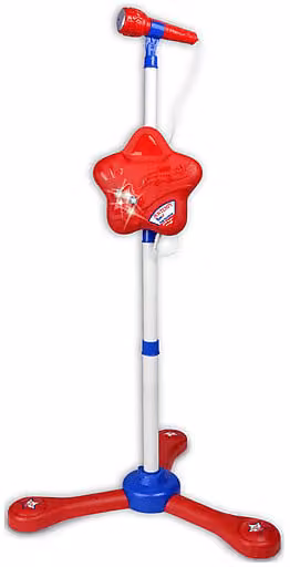 Microfono da palco wireless Bontempi colore rosso