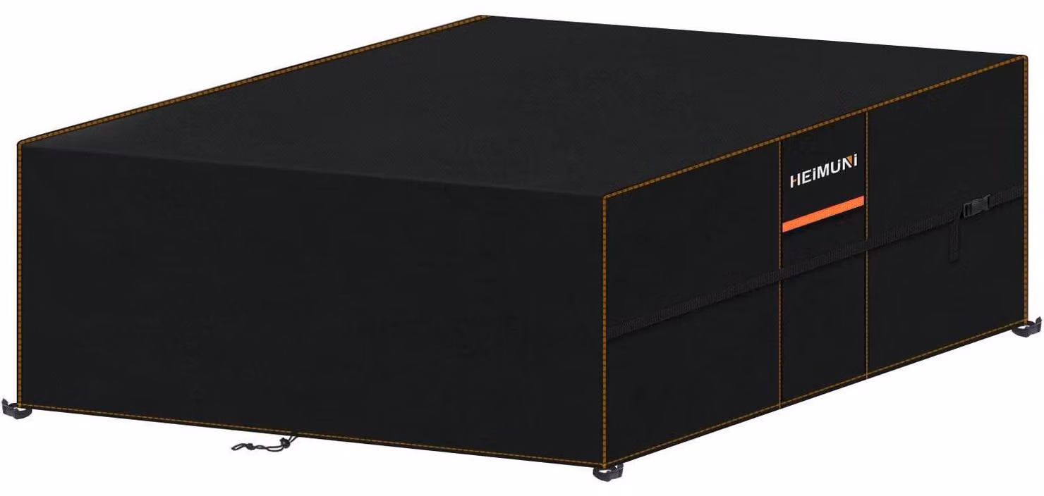 Copertura per mobili da giardino, dimensioni 270x270x90 cm, impermeabile, realizzata in tessuto Oxford 420D, ideale per proteggere divani da esterno