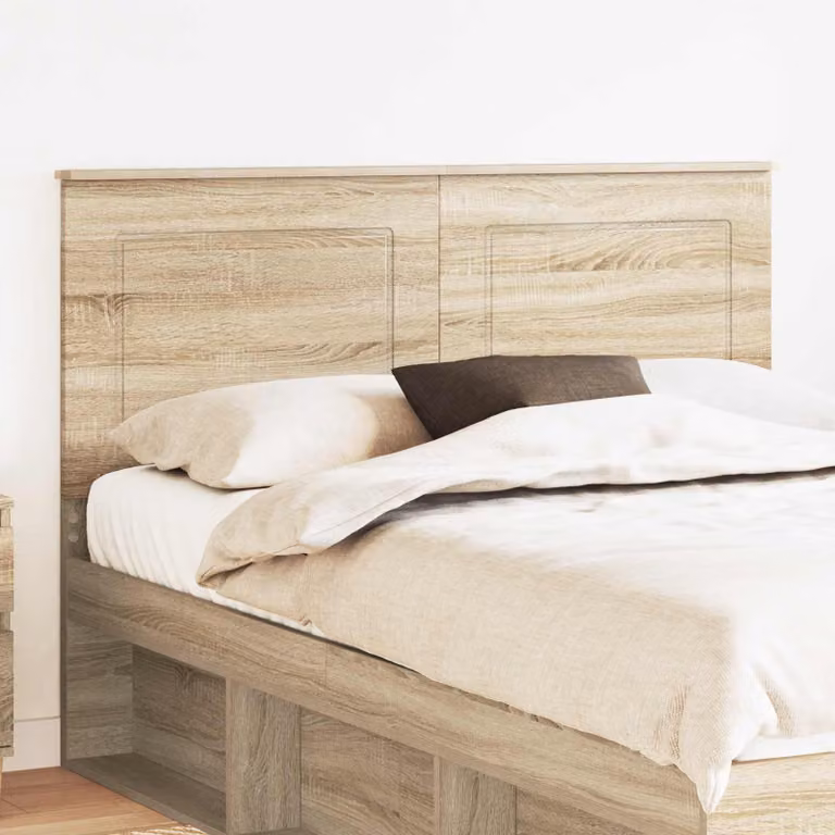 Testiera per letto vidaXL in legno ingegnerizzato Rovere Sonoma, colore marrone, Larghezza: 100 cm