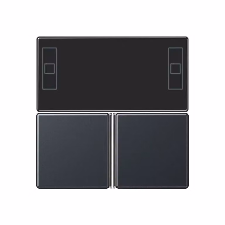Jung A4093TSAANM Set di pulsanti, completo, antracite opaco