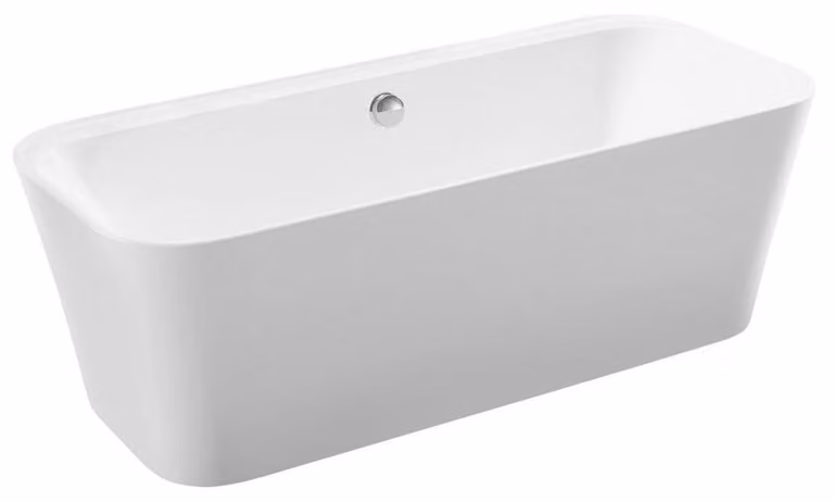 Vasca da bagno autoportante ZARY 170x80x58cm, bianco