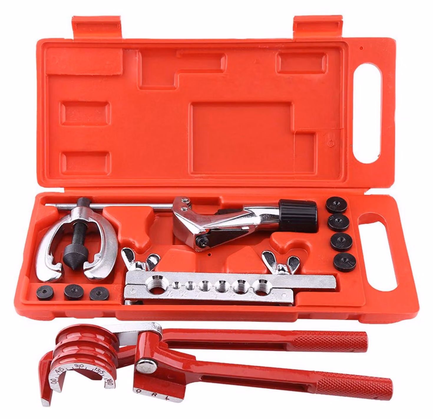Kit completo per la realizzazione di raccordi a cono - Attrezzi per la formatura dei raccordi - - Include utensili per il taglio e la piegatura - Adatto per tubi freno - ...