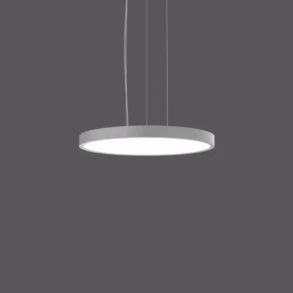 RZB Triona round, LED, 3000 K, 9300 lm, IP20, argento