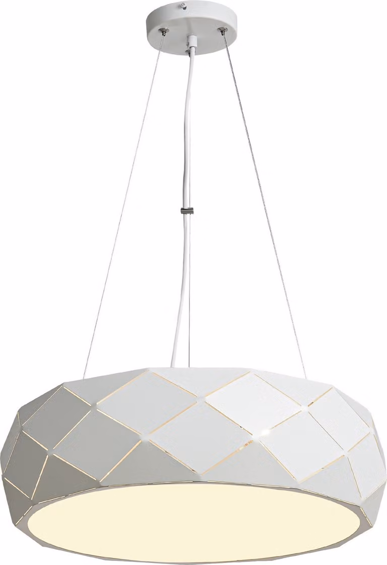 Lampada a sospensione Reus 3xE27 bianco LP-8069/1P WH Light Prestige