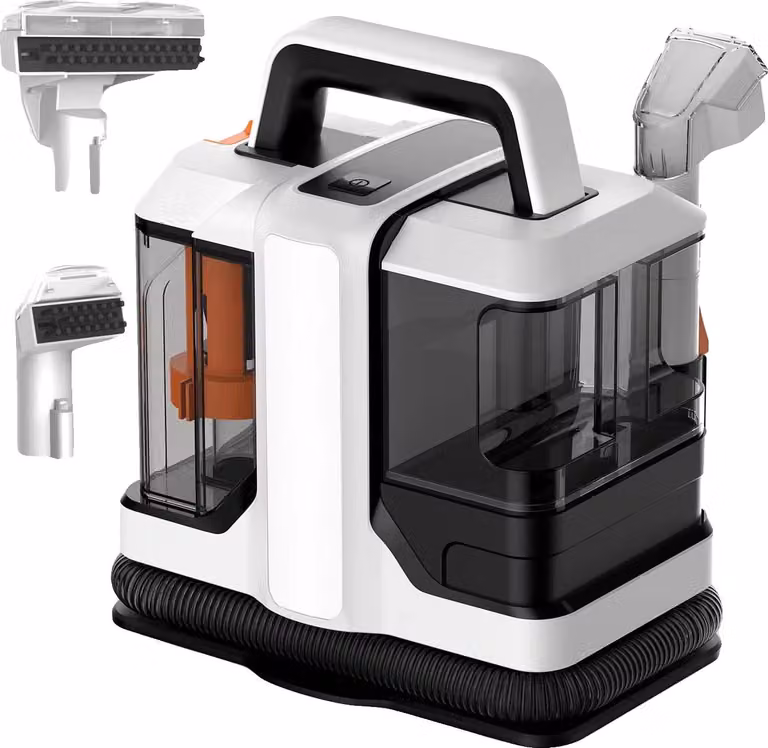 Macchina per la pulizia dei tappeti, potenza di aspirazione 750 W, funzione umido e asciutto, BIANCO, UE