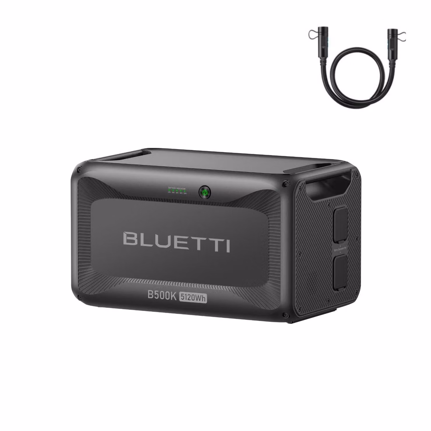 BLUETTI B500K batteria di estensione per AC200L/AC300/AC500, batteria LiFePO4 da 5120Wh, generatore solare per casa, emergenze, off-grid (cavo di estensione P090A)
