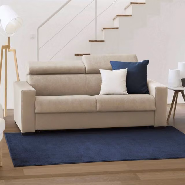 Divano Letto Annalara Talamo Italia 2 Posti Sfoderabile Beige L: 180 cm, P: 95 cm, H: 85 cm
