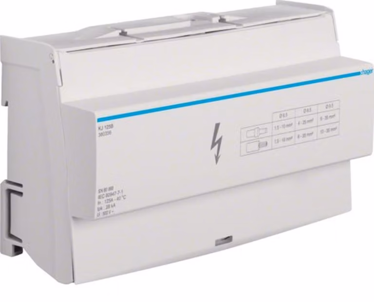 Blocco di distribuzione In= 125A 4 poli Hager KJ125B