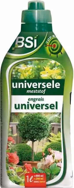 Concime liquido universale, piante da interno e da balcone, con oligoelementi e chelati, 1 l, NPK 6-5-6