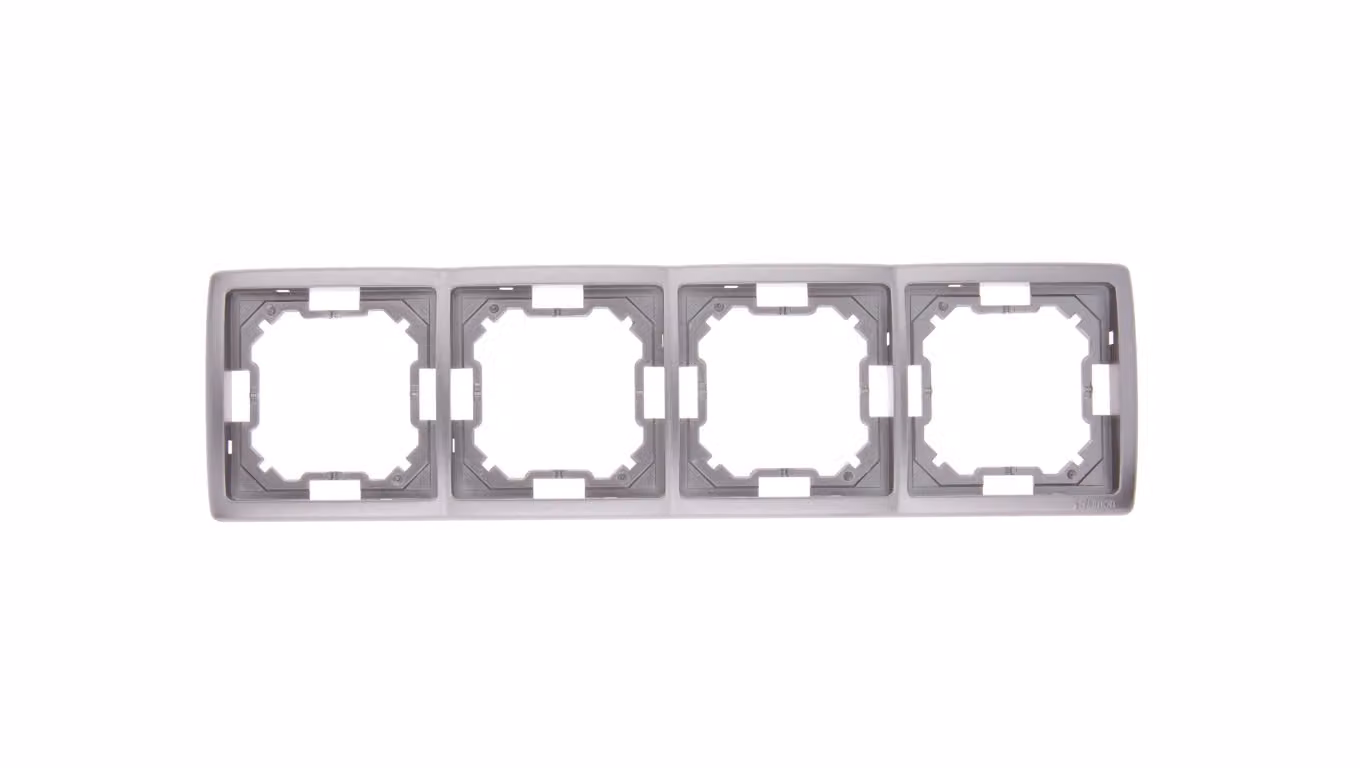 Simon Basic Standard Quad telaio universale in acciaio inox BMR4/21