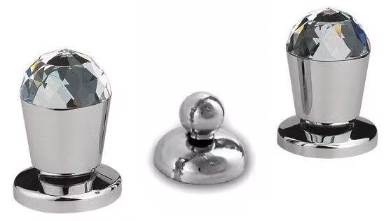 CASA39 Nicolazzi Cristallo Rubinetto bidet 3 fori senza canna 2010 CR