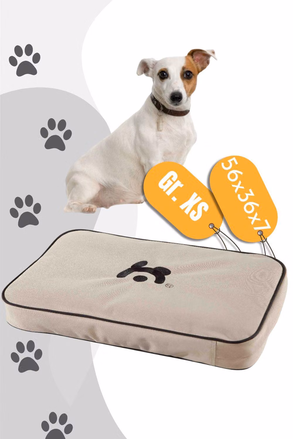 Cuscino per cani Maelson Lounge Mat - beige XS 62 - (56 x 36 x 7 cm)