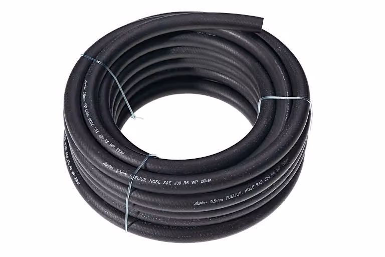 GODMAR Tubo carburante rinforzato in gomma a tre strati diametro 6,3 mm / 10 m