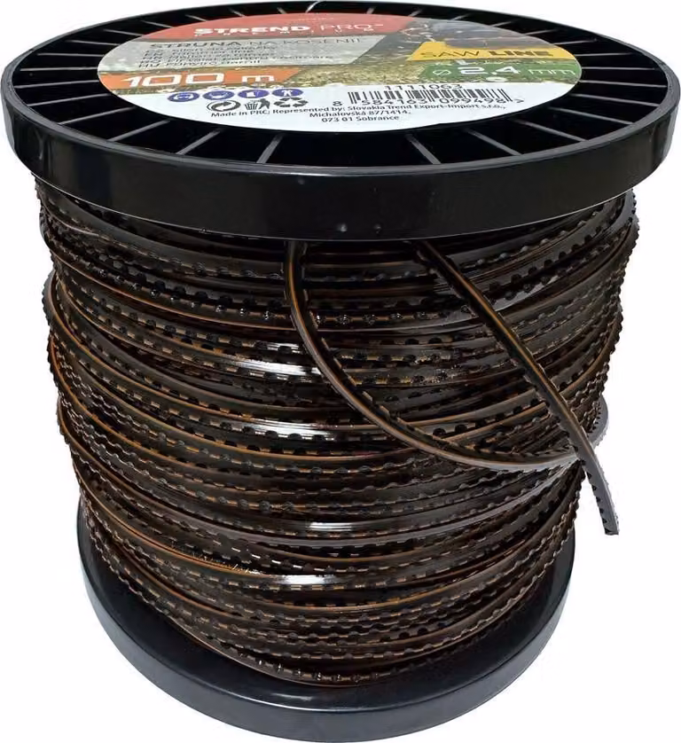 Filo per decespugliatore SawLine, 2,4 mm, L-100 m, dentellato