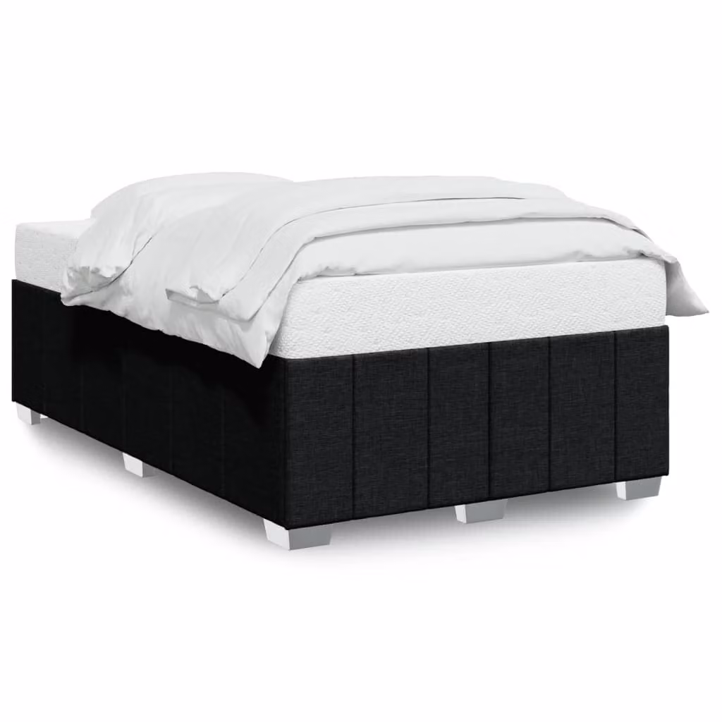 Struttura letto senza materasso nero 120x190 cm in tessuto