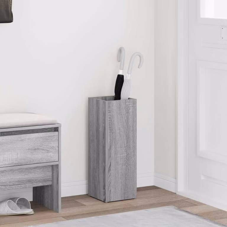 vidaXL Supporto per Ombrellone Grigio Sonoma L/P/H: 20 x 20 x 55,5 cm