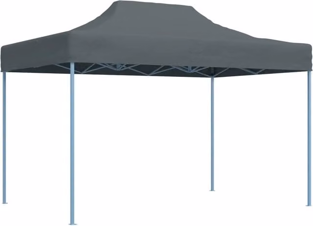 Tenda da festa Party-Tenda in tessuto Oxford e acciaio, colore Antracite, L/P/H: 280 x 410 x 315 cm