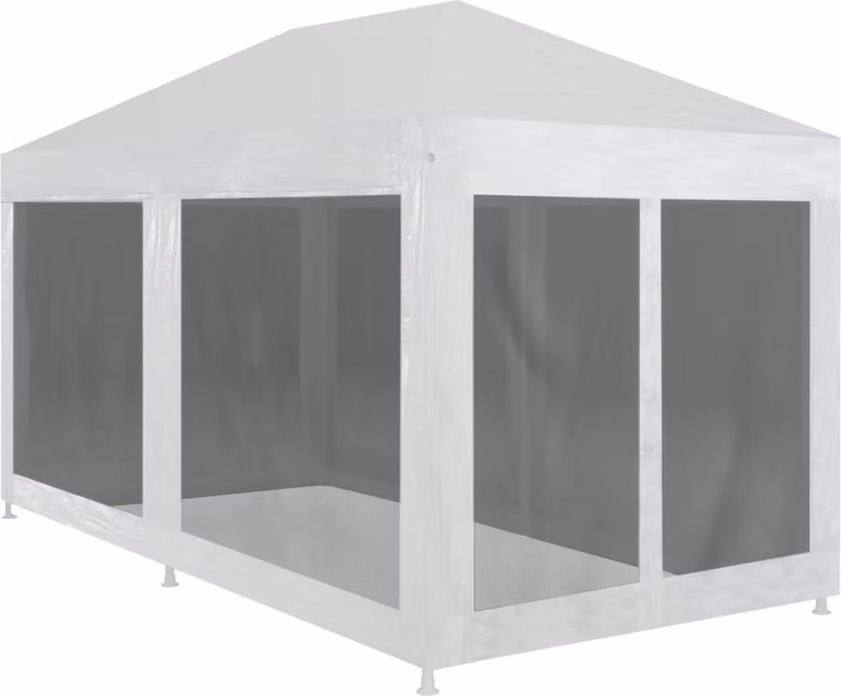 Maison Exclusive - Tenda per feste con 6 pareti laterali in rete, dimensioni 6 x 3 metri
