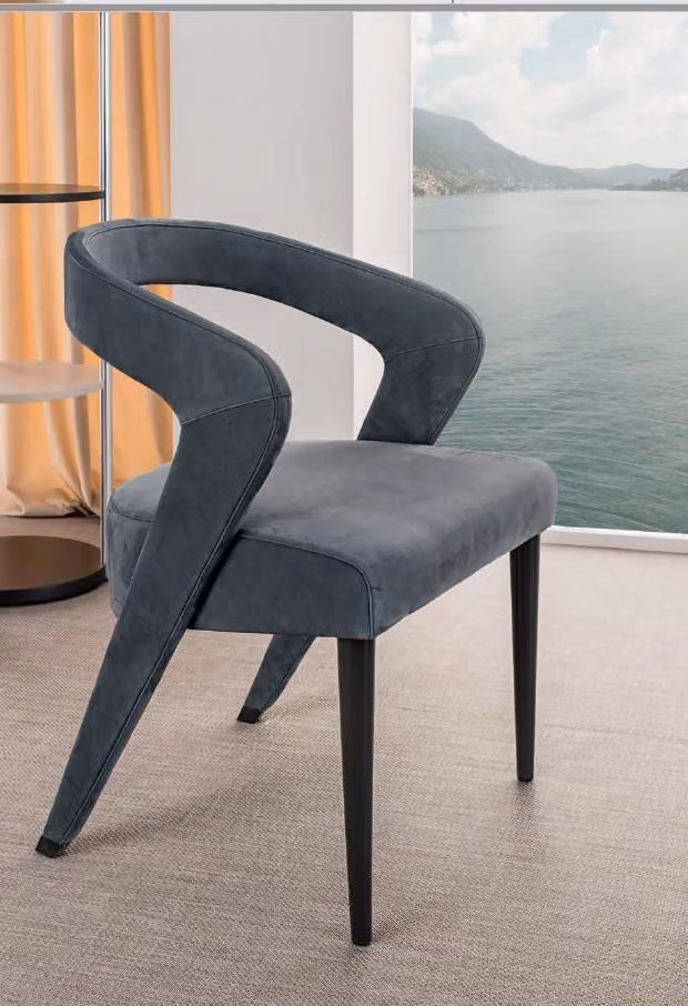 Sessel Design Bizzotto Stuhl Esszimmerstuhl aus Holz Esszimmer Lehnstuhl Stühle