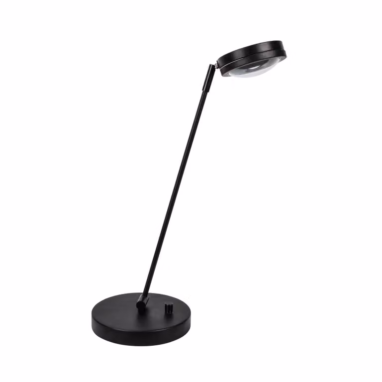 MEGATRON Lampada da scrivania Ottica, dimmerabile, Nero, Studio / Ufficio, Metallo, Moderno, Lampada da tavolo LED