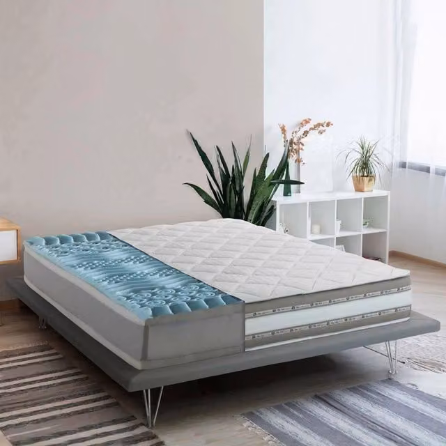 Materasso Ibrido Mariasole di Talamo Italia, Piazza e Mezza, Bianco, L: 120 cm, P: 190 cm, H: 27 cm