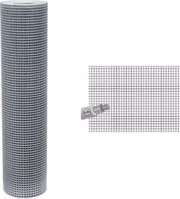 RETE ELETTROSALDATA ZINCATA 50 x 25 Filo Ø mm. 1,8 - H. cm 200 - SIDEX