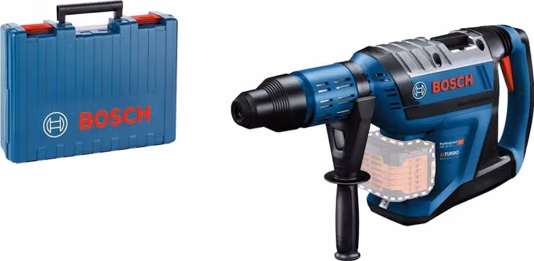 Martello perforatore a batteria Bosch BITURBO GBH 18V-45 C con SDS max Solo incl. set di accessori in valigetta - 0611913000