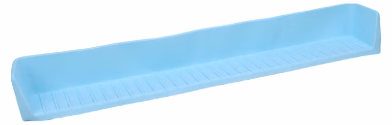 Paraspruzzi per vaschetta da bagno per bambini, fissaggio con ventose in silicone, vaschetta multifunzionale, acqua per giocattoli e accessori, blu