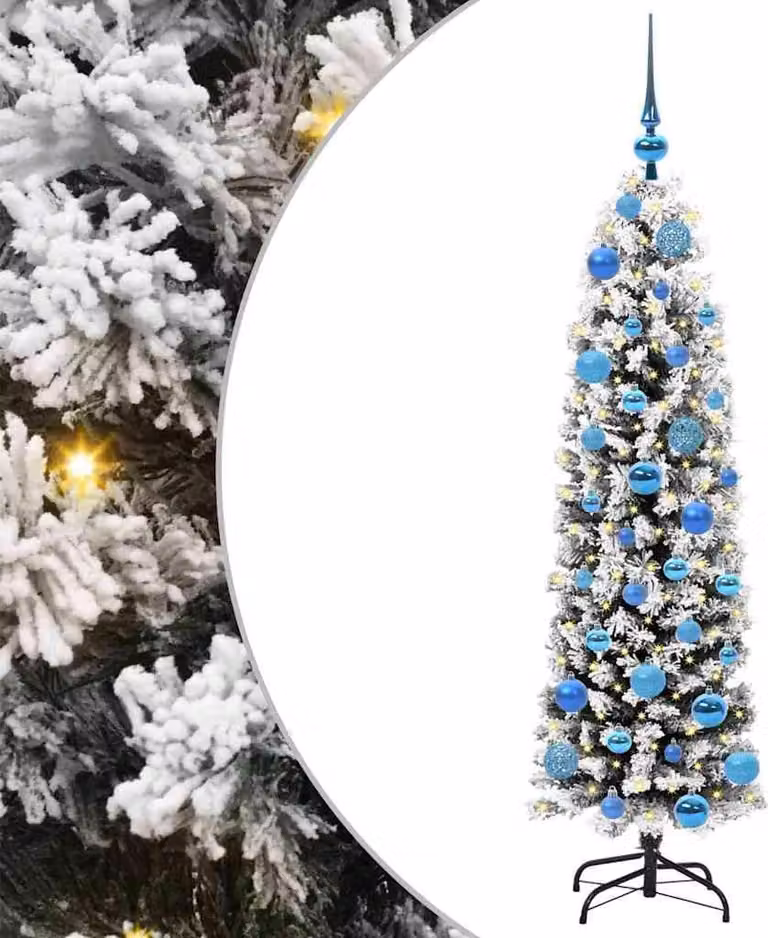 Albero di Natale artificiale con 150 LED Verde 150 cm